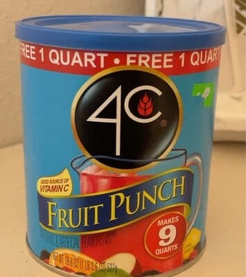 FRUIT PUNCH DRINK MIX, FRUIT PUNCH