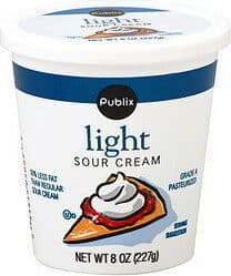 PUBLIX, LIGHT SOUR CREAM