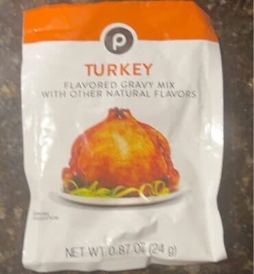 TURKEY FLAVORED GRAVY MIX, TURKEY