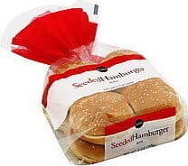 HAMBURGER SEEDED BUNS, HAMBURGER