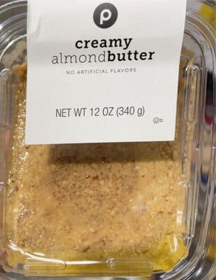 CREAMY ALMOND BUTTER, CREAMY