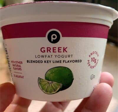 PREMIUM BLENDED KEY LIME FLAVORED AUTHENTIC GREEK LOWFAT YOGURT, KEY LIME