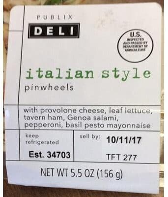 ITALIAN-STYLE PINWHEELS, ITALIAN-STYLE