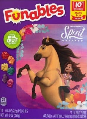FAT FREE SPIRIT UNTAMED ASSORTED FRUIT FLAVORED SNACKS