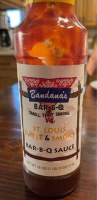 ST. LOUIS SWEET & SMOKY BAR-B-Q SAUCE, ST. LOUIS SWEET & SMOKY