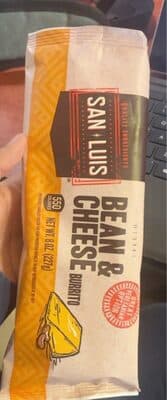 BEAN & CHEESE BURRITO, BEAN & CHEESE