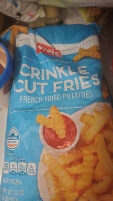 CRINKLE CUT FRENCH FRIED POTATOES