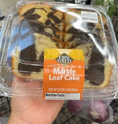 SLICED MARBLE LOAF CAKE, MARBLE