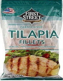 FARM RAISED SKINLESS TILAPIA FILLETS