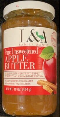 PURE UNSWEETENED APPLE BUTTER JUICE, PURE UNSWEETENED APPLE BUTTER