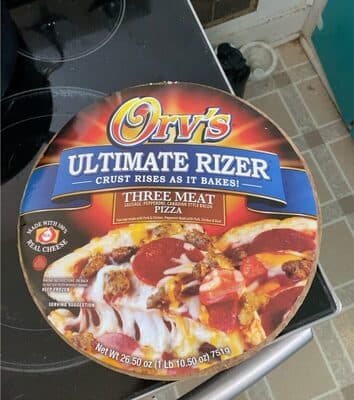 THREE MEAT SAUSAGE, PEPPERONI, CANADIAN STYLE BACON PIZZA, THREE MEAT