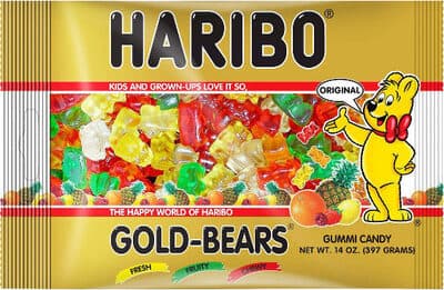 HARIBO, GOLD-BEARS, GUMMI CANDY