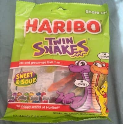 TWIN SNAKES GUMMI CANDY