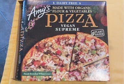 SUPREME MEATLESS PEPPERONI & SAUSAGE HAND-STRETCHED WHEAT CRUST VEGAN PIZZA