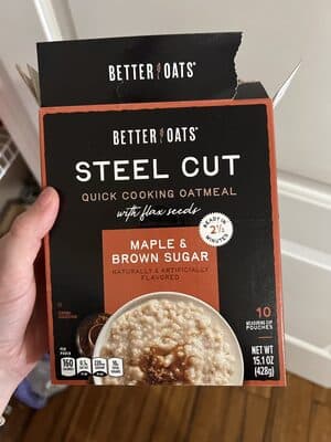 INSTANT OATMEAL WITH FLAX SEEDS