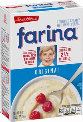 ORIGINAL ENRICHED CREAMY HOT WHEAT FARINA CEREAL, ORIGINAL