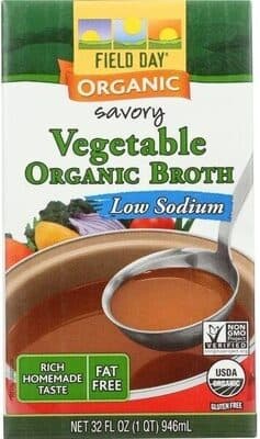ORGANIC LOW SODIUM VEGETABLE BROTH