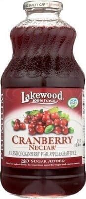 100% CRANBERRY JUICE BLEND FROM CONCENTRATE