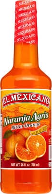 EL MEXICANO, NARANJA AGRIA BITTER ORANGE WITH REAL FRUIT