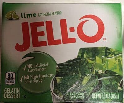 LIME GELATIN DESSERT, LIME