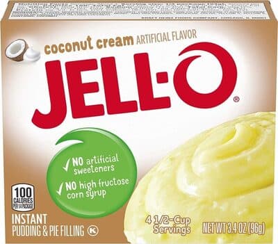 COCONUT CREAM INSTANT PUDDING & PIE FILLING, COCONUT CREAM
