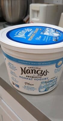 ORGANIC PLAIN PROBIOTIC NONFAT YOGURT