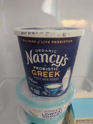 NANCY'S, ORGANIC GREEK PLAIN YOGURT