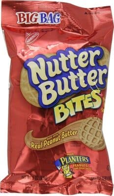 NABISCO NUTTER BUTTER COOKIES-SINGLE SERVE SANDWICH BITES 1X3 OZ