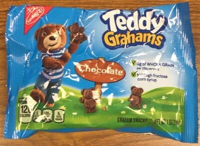NABISCO TEDDY GRAHAMS COOKIES-SINGLE SERVE CHOCOLATE 1X1 OZ
