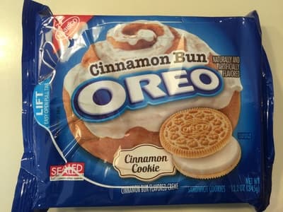 CINNAMON BUN CREME SANDWICH COOKIES, CINNAMON BUN CREME
