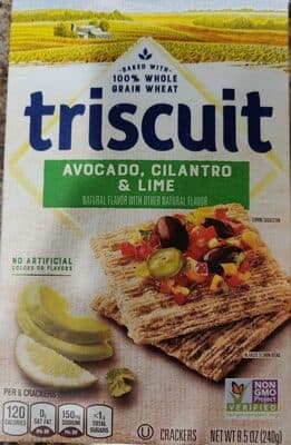 TRISCUIT CRACKERS AVOCADO, CILANTRO & LIME 1X8.5 OZ