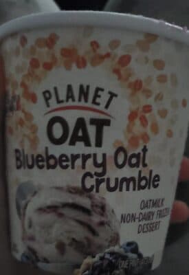 BLUEBERRY OAT CRUMBLE OATMILK NON-DAIRY FROZEN DESSERT, BLUEBERRY OAT CRUMBLE