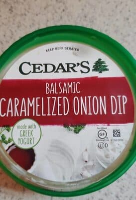 BALSAMIC CARAMELIZED ONION DIP, BALSAMIC CARAMELIZED ONION