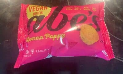 LEMON POPPY VEGAN MUFFIN