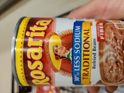 ROSARITA Traditional Low Sodium Refried Beans, 16 OZ