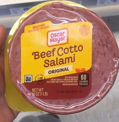 ORIGINAL BEEF COTTO SALAMI, ORIGINAL BEEF COTTO