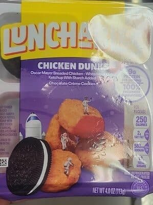 LUNCHABLES CHICKEN DUNKS, 4.0 OZ