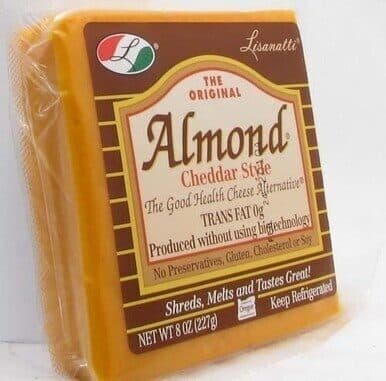 CHEDDAR STYLE ALMOND, CHEDDAR STYLE