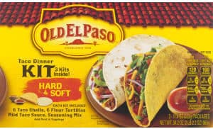 Old El Paso Hard and Soft Taco Dinner Kit 3 Pack