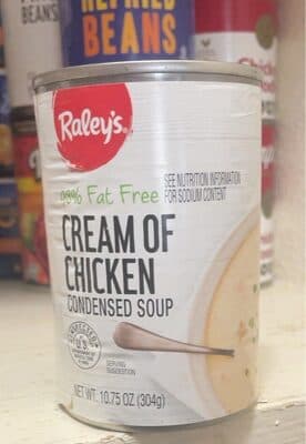 CREAM OF CHICKEN CONDENSED SOUP, CREAM OF CHICKEN