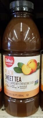 PEACH FLAVORED SWEET TEA, PEACH