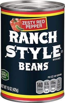 RANCH STYLE Black Label Red Pepper Baked Beans, 15 OZ
