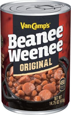 Van Camp's Original Beanee Weenee, Canned Food, 14.75 OZ