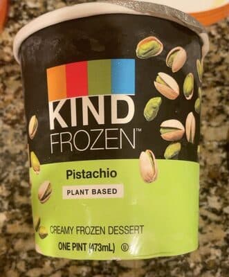 PISTACHIO PLANT BASED CREAMY FROZEN DESSERT, PISTACHIO