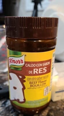 KNORR, BOUILLON, BEEF FLAVOR WITH OTHER NATURAL FLAVOR