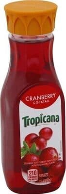 Tropicana Cranberry Juice Cocktail 12 Fluid Ounce Plastic Bottle