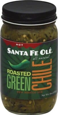 SANTA FE OLE, ROASTED GREEN CHILE, HOT
