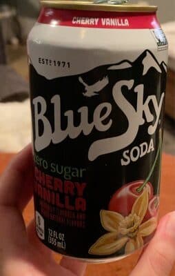 Blue Sky Zero Cherry Vanilla Can, 12 fl oz