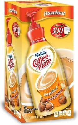 HAZELNUT CONCENTRATED COFFEE CREAMER, HAZELNUT