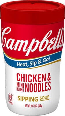 CAMPBELL'S SOUP ON THE GO SOUP CHICKEN & PASTA